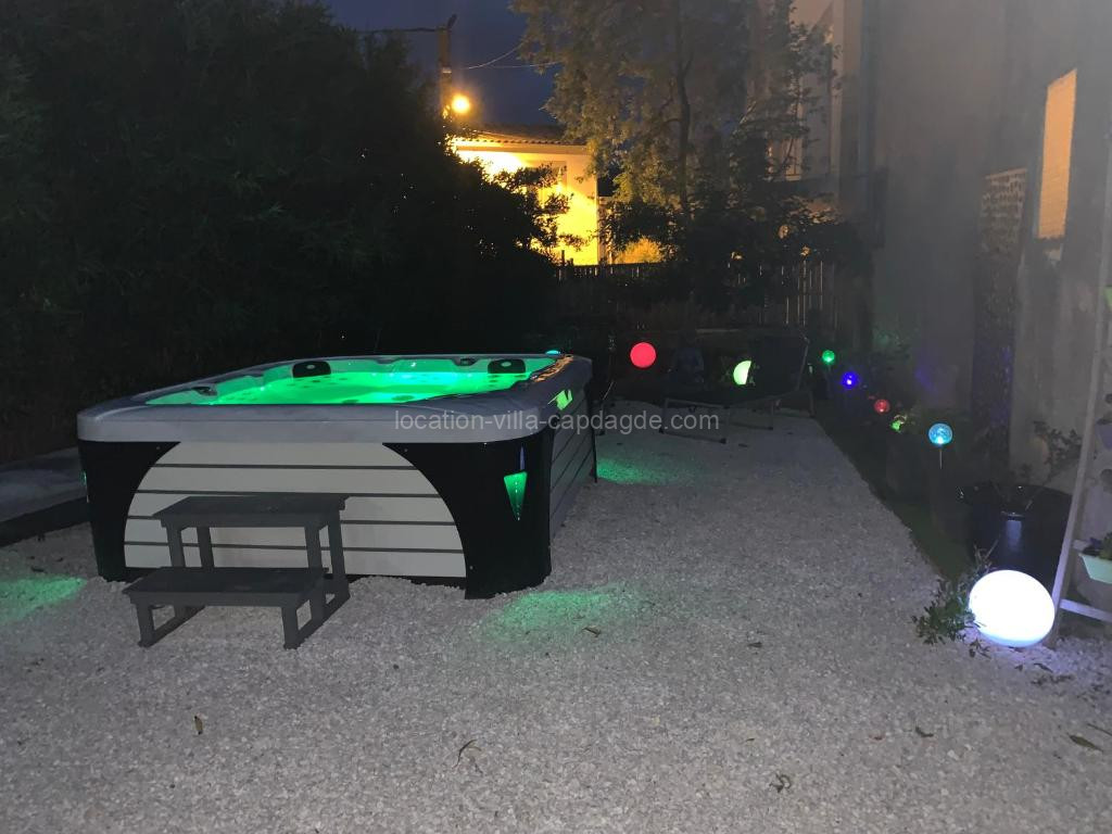 Photo de Les dahlias appartement 4 personnes Jacuzzi Barbecue Jardin arboré Climatisé