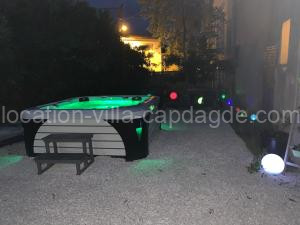Les dahlias appartement 4 personnes Jacuzzi Barbecue Jardin arboré Climatisé à Agde