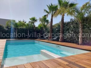 RDC Villa d'Architecte avec Piscine Privée à Agde